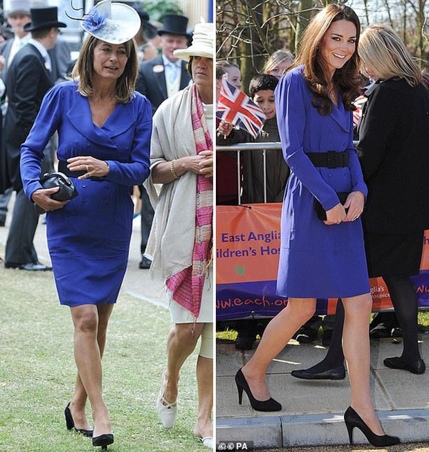 Các thánh soi đã ra tay và tia được Công nương Kate Middleton cùng mẹ đẻ rất hay mặc đồ giống nhau - Ảnh 2.