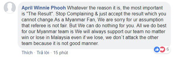 Bạn bè quốc tế khuyên fan Việt chấp nhận kết quả, ngừng lên mạng chửi bới trọng tài - Ảnh 2.