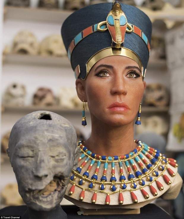 500h dựng lại nhan sắc của Nefertiti - nữ hoàng bí ẩn nhất Ai Cập, kết quả gây tranh cãi khủng khiếp - Ảnh 1.