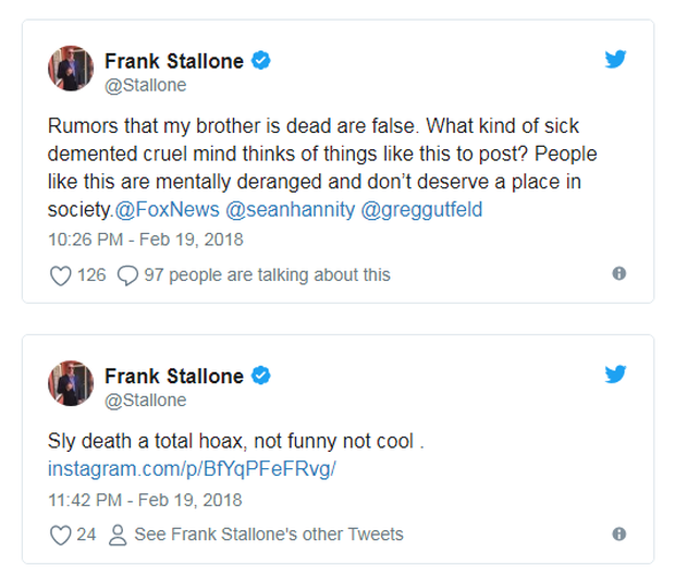 Fan anh hùng cơ bắp Sylvester Stallone được phen hú hồn khi tài tử dính phải tin đồn qua đời - Ảnh 3.