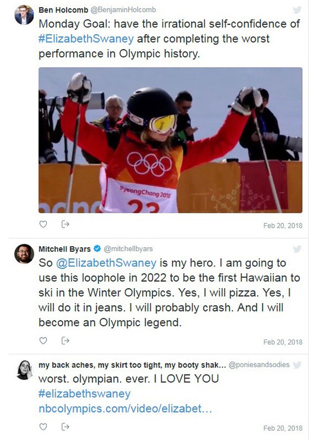 Fan phát cuồng vì nữ VĐV trượt tuyết... không biết trượt tuyết ở Olympic mùa Đông - Ảnh 3.