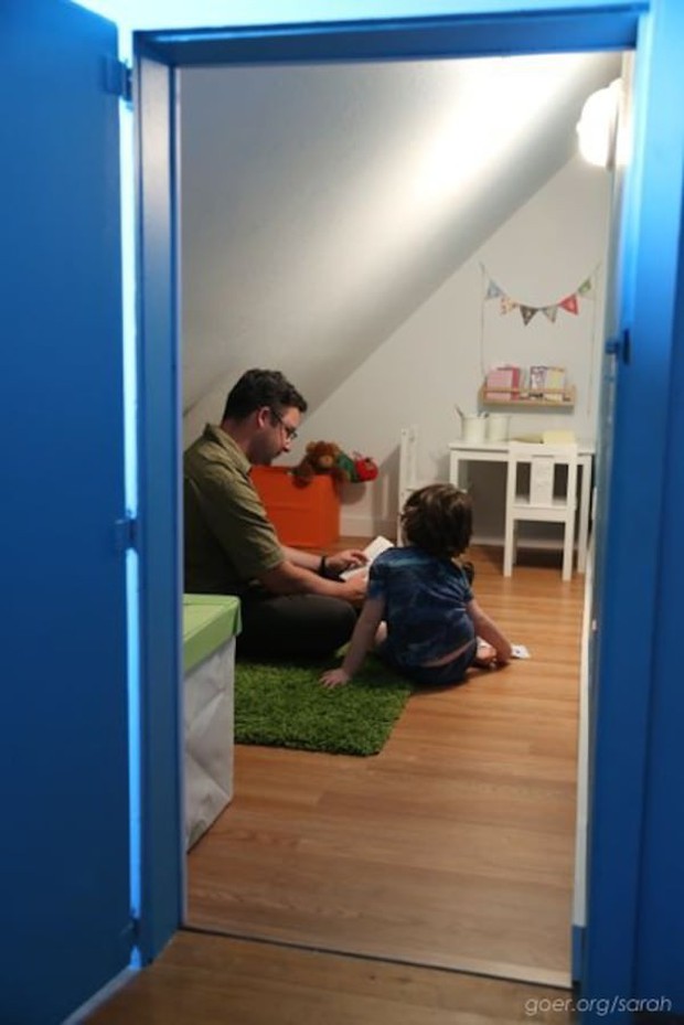 Cặp vợ chồng phát hiện căn phòng bí mật trong ngôi nhà mới mua, một ý tưởng nảy ra khiến cậu con trai 4 tuổi vô cùng phấn khích - Ảnh 9.