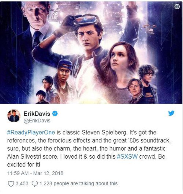 Bom tấn viễn tưởng về trò chơi điện tử Ready Player One nhận cơn mưa lời khen khi vừa công chiếu - Ảnh 5.