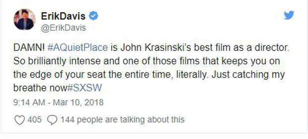 Phim kinh dị mong chờ nhất năm “A Quiet Place” được netizen ca ngợi hết lời - Ảnh 7.