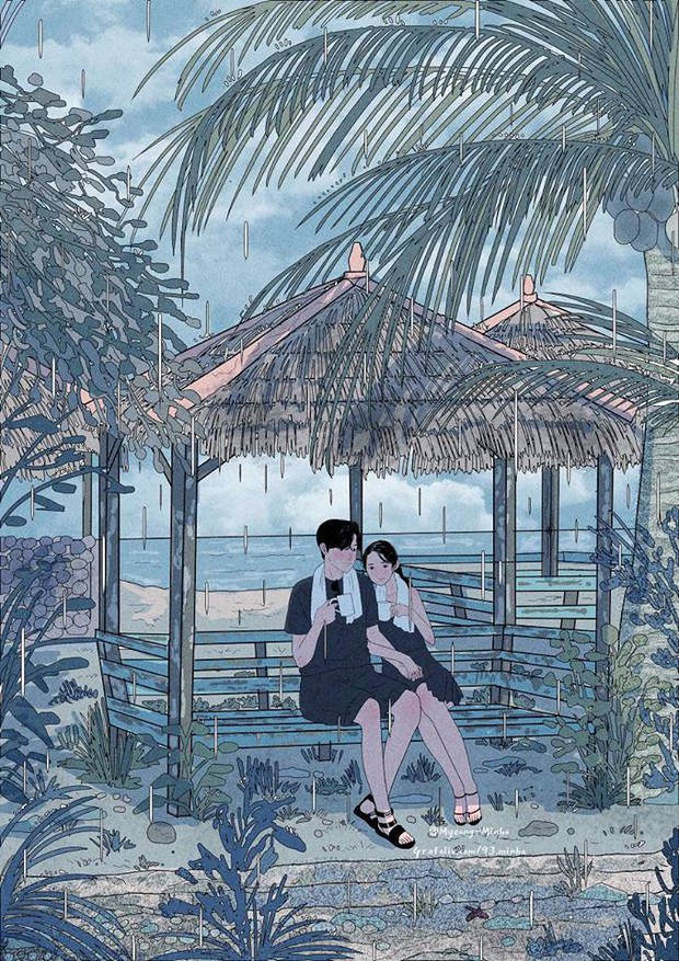 Bộ tranh Hàn Quốc khiến ai cũng muốn có một người để yêu nhau, yêu nhau bình yên thôi - Ảnh 4.
