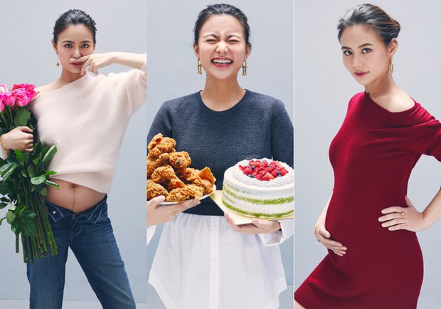 Bầu bí vượt mặt nhưng bà mẹ 30 tuổi này vẫn diện đồ ôm đẹp hết phần người khác - Ảnh 3.