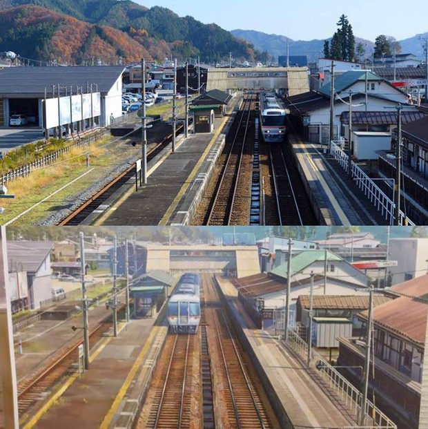 So sánh ảnh thực tế với hình vẽ của Your name mới thấy họa sĩ Nhật Bản vẽ đỉnh như thế nào - Ảnh 9.