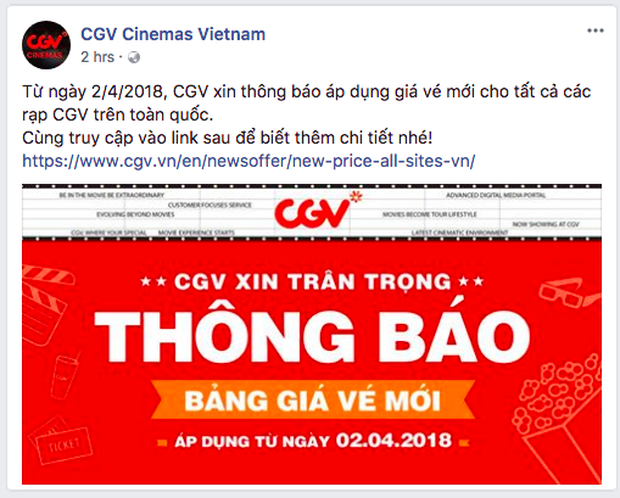 Dân tình sốc vì giá vé mới của CGV kể từ hôm nay: Phụ thu 50.000 cho vé 3D! - Ảnh 4.