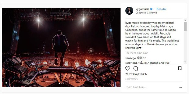 DJ Kygo khép lại set diễn tại Coachella với màn tưởng nhớ Avicii - Ảnh 4.