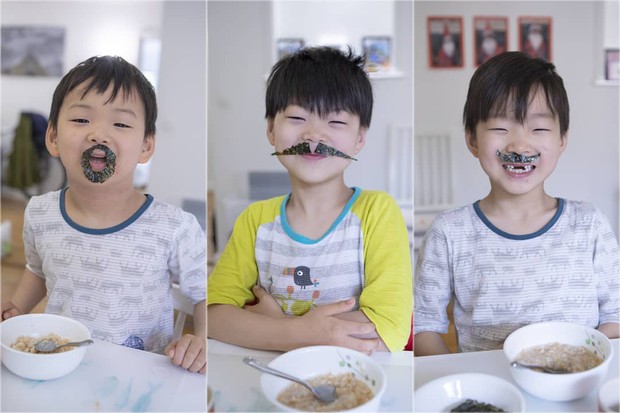Bộ 3 Daehan, Minguk, Manse gây sốt vì màn lột xác: Điển trai, chân dài, người đặc biệt sớm có thần thái giống bố - Ảnh 1.