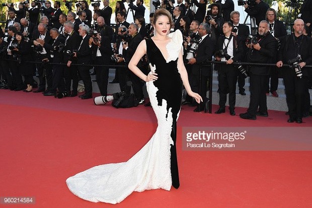 Lý Nhã Kỳ diện váy đen trắng đối lập, mang sự tự do và huyền bí lên thảm đỏ Cannes ngày cuối - Ảnh 9.