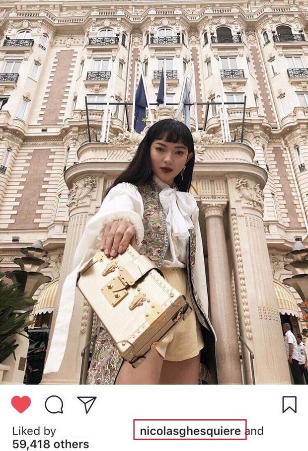 Liên tục được Giám đốc sáng tạo của Louis Vuitton like ảnh, Châu Bùi thật không thể xem thường  - Ảnh 1.