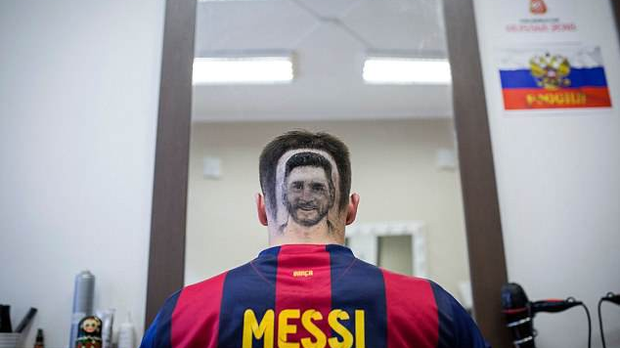 Kiểu tóc mang gương mặt Messi gây sốt vì quá chất - Ảnh 1. Kiểu tóc mang gương mặt Messi gây sốt vì quá chất - Ảnh 1.