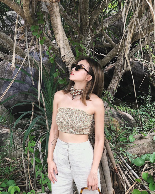 Có eo nhỏ và thon, các hot girl Việt cứ thi nhau mặc croptop suốt hè này - Ảnh 3.