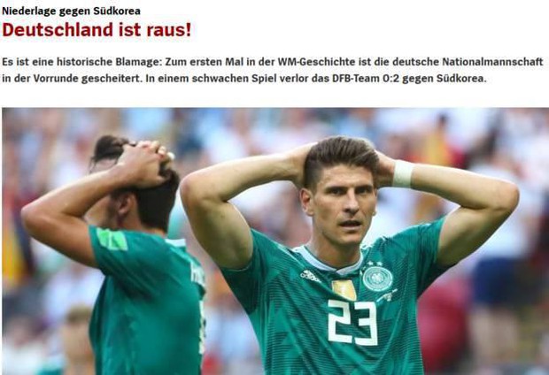 Truyền thông Đức gọi thất bại của Die Mannschaft là nỗi nhục lịch sử - Ảnh 1.