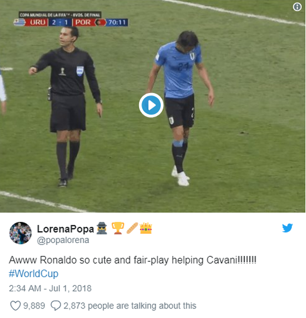 Khoảnh khắc đẹp nhất World Cup 2018: Ronaldo thua trận, nhưng giành được chiến thắng trong trái tim người hâm mộ - Ảnh 9.
