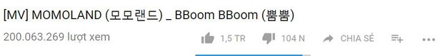 BBoom BBoom của MOMOLAND chính thức cán mốc 200 triệu view - Ảnh 1.