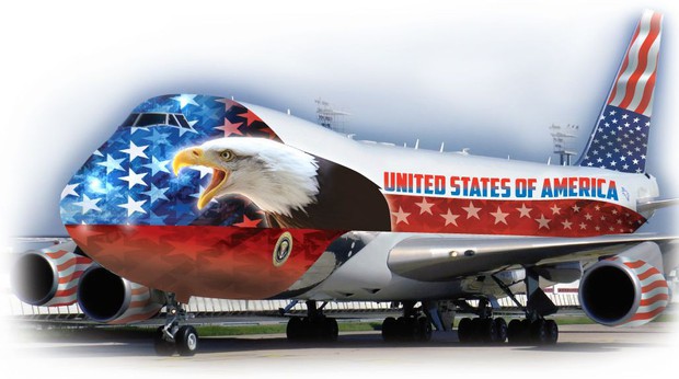 Ông Donald Trump muốn độ lại máy bay Air Force One sao cho đậm chất Mỹ hơn và đây là các phương án - Ảnh 2.
