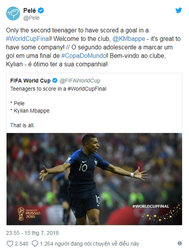 Vô địch World Cup 2018, đội tuyển Pháp được cả thế giới chúc mừng - Ảnh 3.