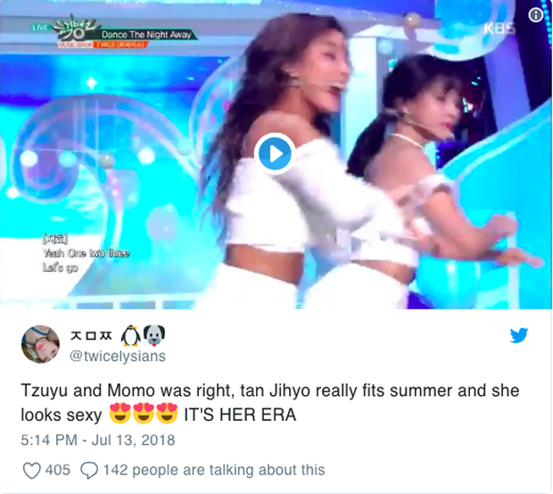 Da nâu khỏe khoắn khác hẳn chuẩn mực da trắng kiểu Hàn, Jihyo (Twice) vẫn được netizen khen tận trên mây - Ảnh 5.