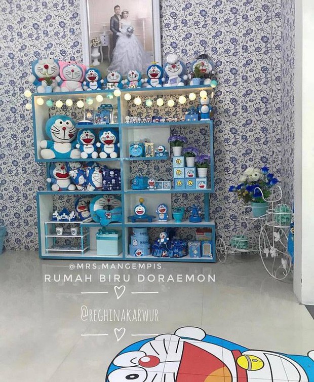 Gia đình kỳ lạ tại Indonesia cuồng Doraemon tới nỗi dán hình Doraemon khắp ngôi nhà - Ảnh 18.