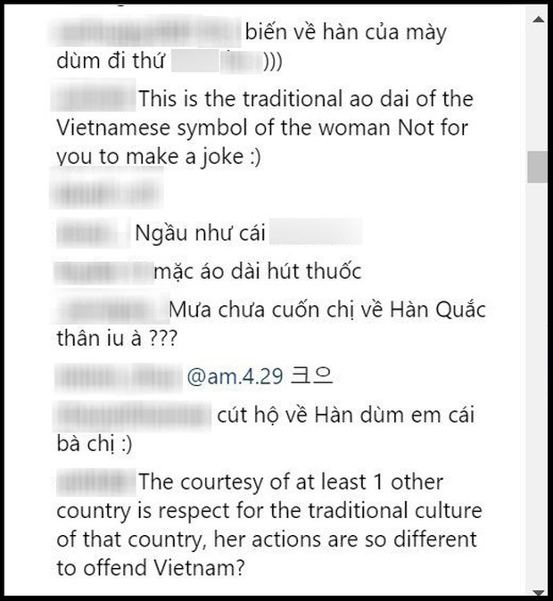 Bạn gái cũ tai tiếng của T.O.P khiến fan Việt phẫn nộ vì vừa mặc áo dài vừa tạo dáng phì phèo thuốc lá phản cảm - Ảnh 3.