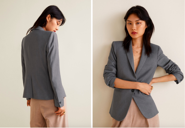15 mẫu áo blazer của Zara, H&M... thanh lịch mà cực kỳ cá tính dành cho nàng công sở khi thời tiết đang chuyển từ hè sang thu - Ảnh 6.