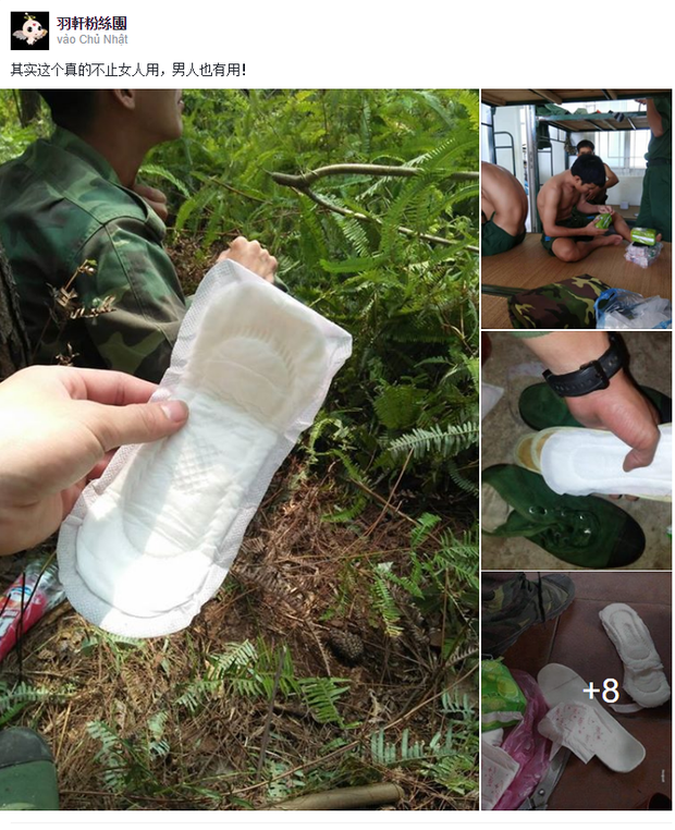 Sử dụng băng vệ sinh để lót giày, các anh bộ đội Việt Nam làm cộng đồng mạng thế giới thán phục vì thông minh sáng tạo - Ảnh 1.