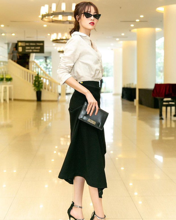 Không cần học đâu xa, các mỹ nhân Việt cũng có loạt gợi ý đầy tính ứng dụng giúp nàng công sở mặc đẹp cả tuần - Ảnh 4.