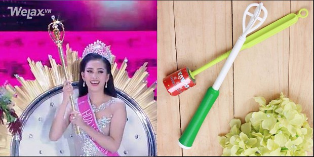 Vẫn những câu hỏi nhỏ: chiếc quyền trượng của Tân Hoa hậu Việt Nam 2018 giống cái gì? - Ảnh 5.