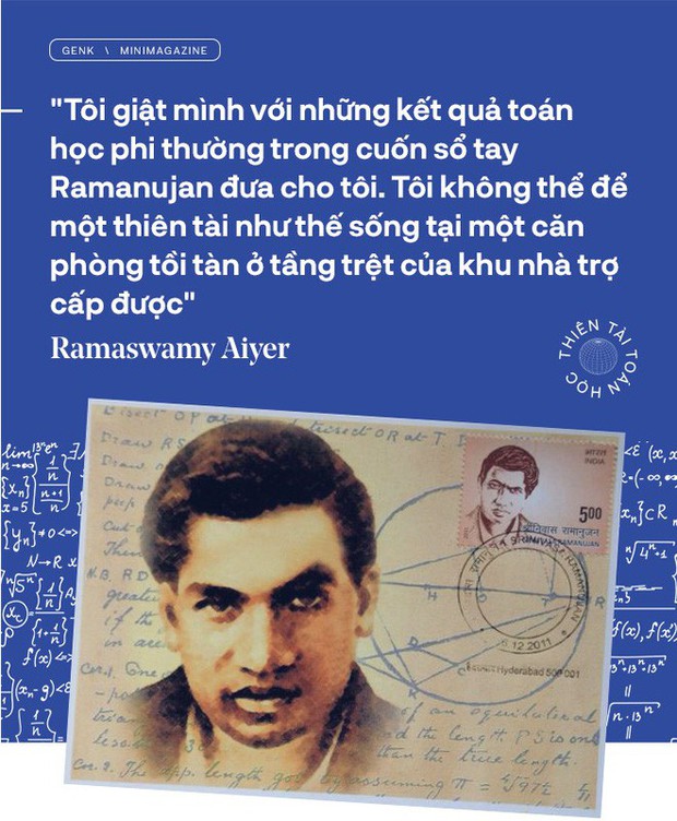 Thiên tài toán học Srinivasa Ramanujan, người đàn ông biết đếm tới vô tận - Ảnh 5.