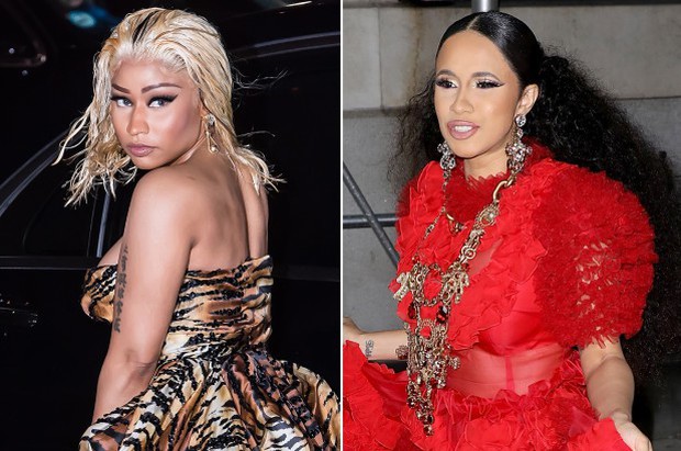More details about Cardi and Nicki's fight: Both of their crews also fought, Cardi's dress was torn to reveal her entire butt - Photo 1.