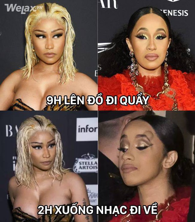 Choảng nhau sứt đầu mẻ trán mà vẫn phải ôm ấm ức, không sao đâu Cardi B, bạn là nữ hoàng meme ngày hôm nay! - Ảnh 2.