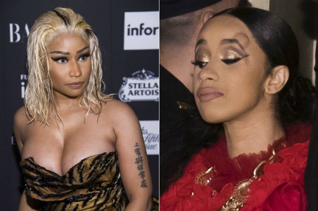 After being elbowed to the point of having a bruise on her forehead, Cardi B still went online to declare war on Nicki: Don't blame me if you touch my child! - Photo 1.