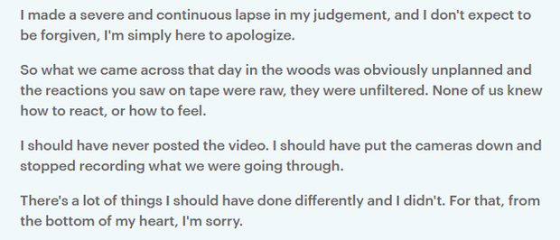 Vào khu rừng tự tử tại Nhật Bản quay video phản cảm, Youtuber nổi tiếng phải xin lỗi sau khi bị MXH phản ứng dữ dội - Ảnh 5.