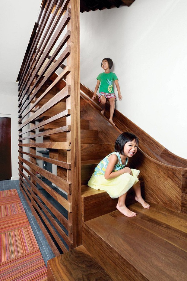 14 ý tưởng độc đáo biến cầu thang trở thành khu vui chơi trong nhà - Ảnh 5.