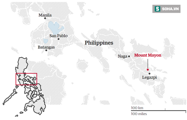 Núi lửa mạnh nhất Philippines sắp phun trào khủng khiếp, 27.000 dân bỏ nhà đi tị nạn - Ảnh 2.