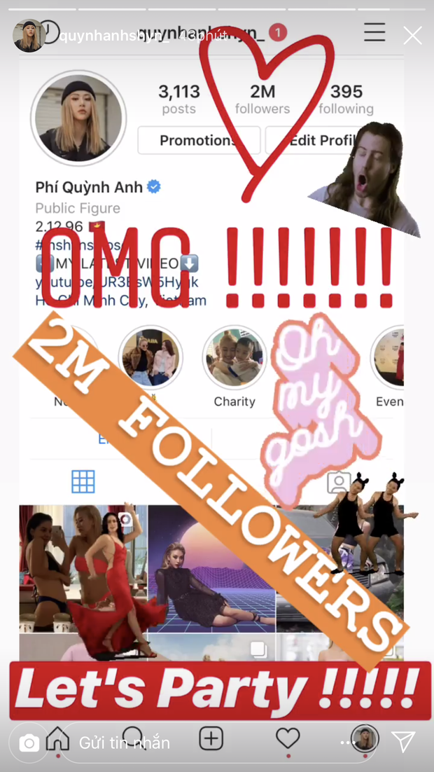 Quỳnh Anh Shyn chạm mốc 2 triệu followers trên Instagram, chỉ đứng sau Sơn Tùng và Chi Pu tại Việt Nam - Ảnh 10.