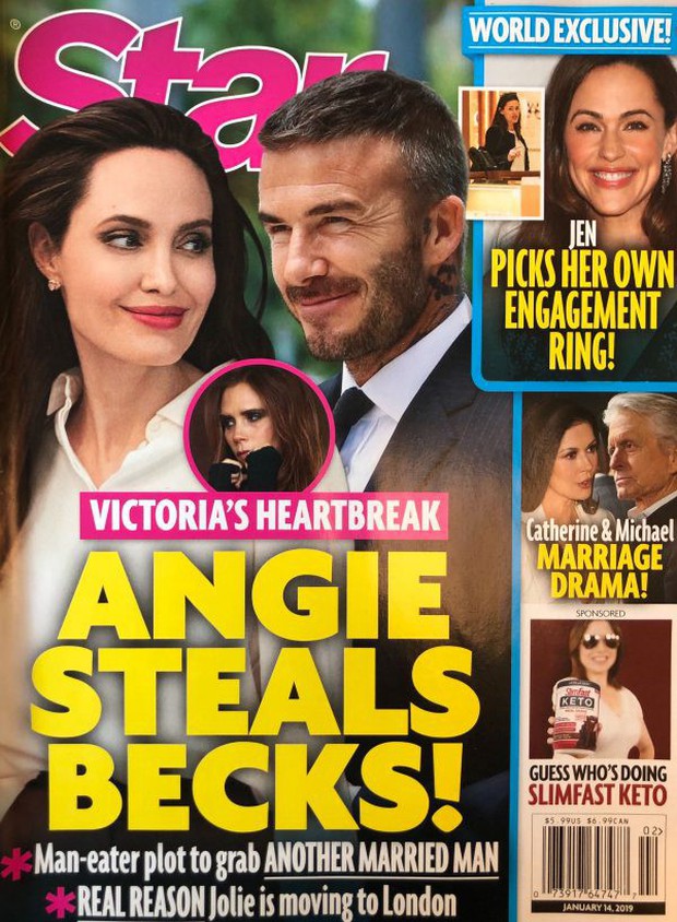 Tạp chí Mỹ gây sốc với tin Angelina Jolie giật David Beckham từ tay Victoria: Chuyện gì đang xảy ra? - Ảnh 1.