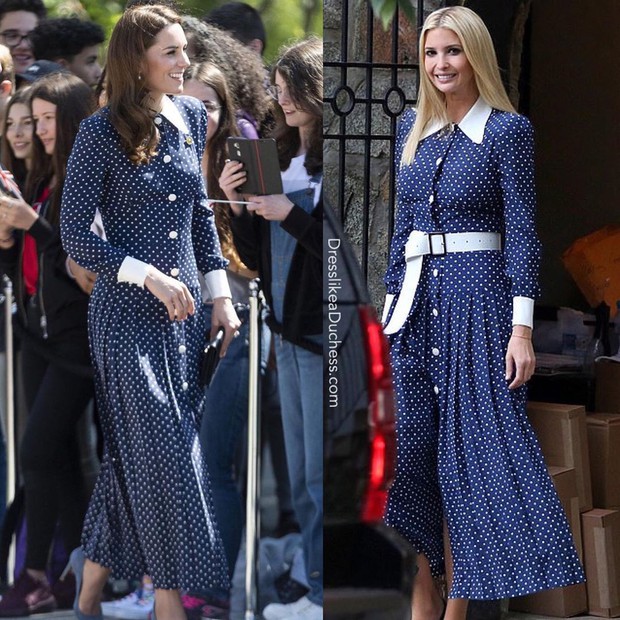 “Đánh bại” Meghan Markle nhưng con gái tổng thống Trump vẫn “thua đẹp” trước công nương Kate khi cùng diện đồ hao hao - Ảnh 5.
