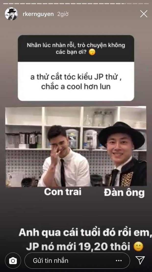 Rocker Nguyễn mở talkshow trên Instagram: Tuyên bố không quay lại showbiz, dăm ba cái follow nghĩa lý gì khi bây giờ đã có sự nghiệp và bạn gái đẹp! - Ảnh 4.