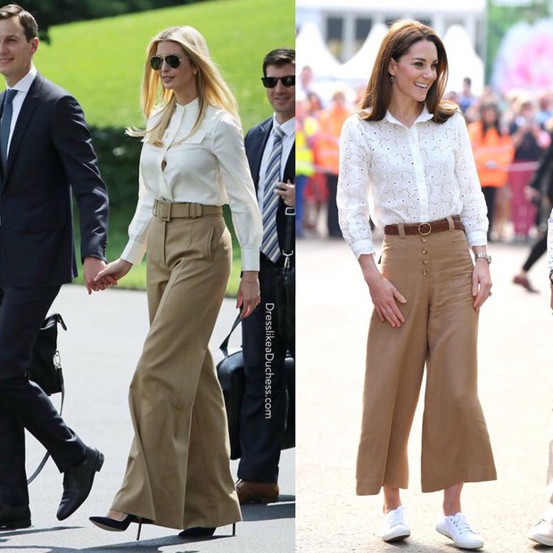 “Đánh bại” Meghan Markle nhưng con gái tổng thống Trump vẫn “thua đẹp” trước công nương Kate khi cùng diện đồ hao hao - Ảnh 8.
