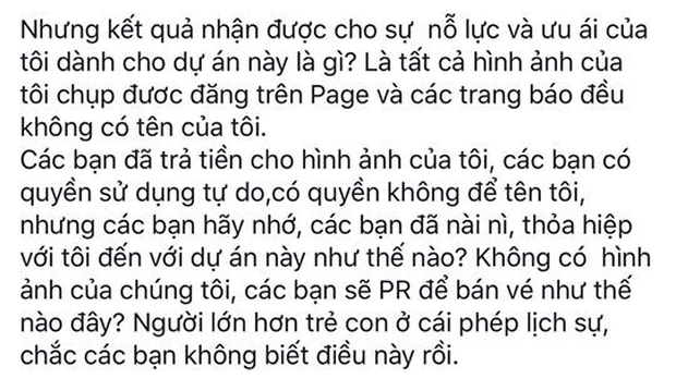 Nhiếp ảnh hậu trường tố ekip Truyện Ngắn của Hà Anh Tuấn xài ảnh không ghi tên, kêu oan bị lừa dù hai bên đã sòng phẳng tiền nong? - Ảnh 3.