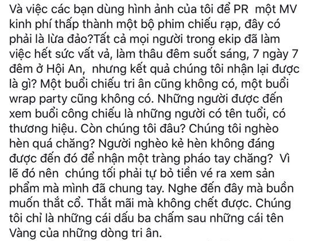 Nhiếp ảnh hậu trường tố ekip Truyện Ngắn của Hà Anh Tuấn xài ảnh không ghi tên, kêu oan bị lừa dù hai bên đã sòng phẳng tiền nong? - Ảnh 5.