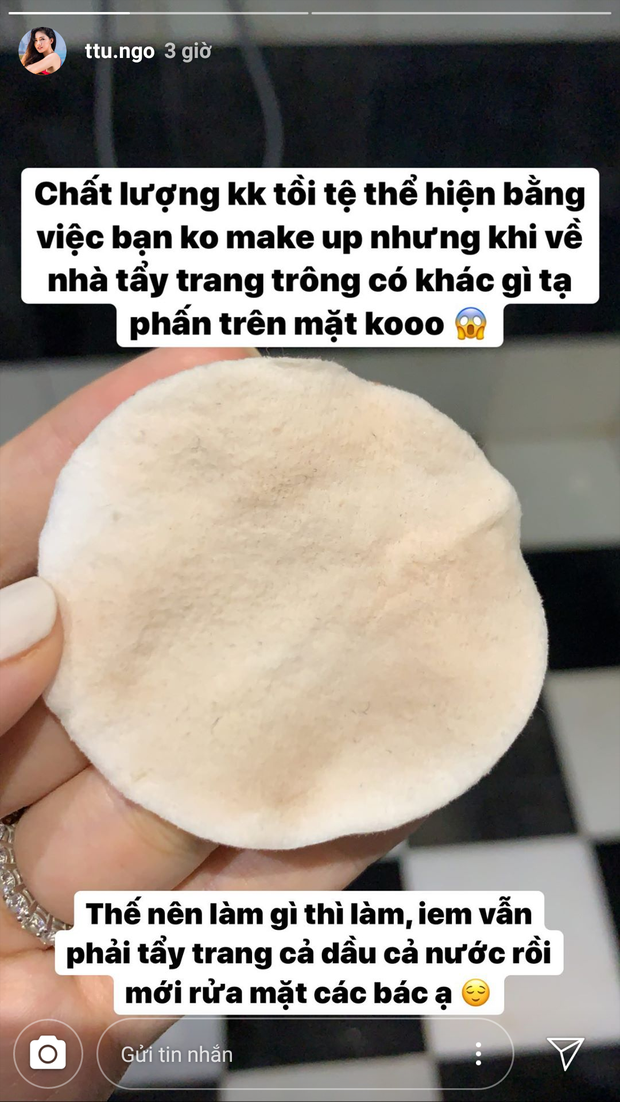 Không makeup thì khỏi cần tẩy trang: Á hậu Thanh Tú sẽ cho bạn biết thói quen này tai hại đến nhường nào - Ảnh 2.