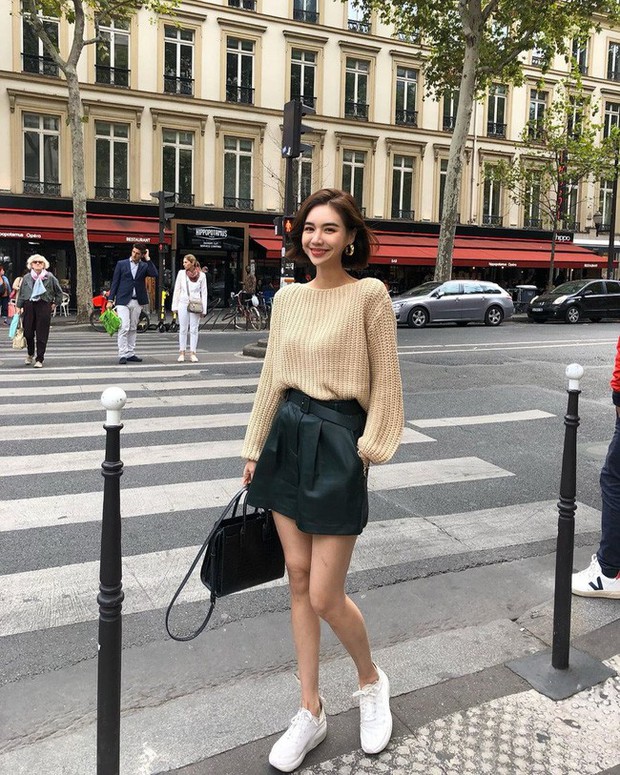 Ngắm ngay street style Châu Á tuần này để lên đồ cho mùa Thu/Đông năm nay - Ảnh 5. Áo len nữ cho những ngày đông thật phong cách
