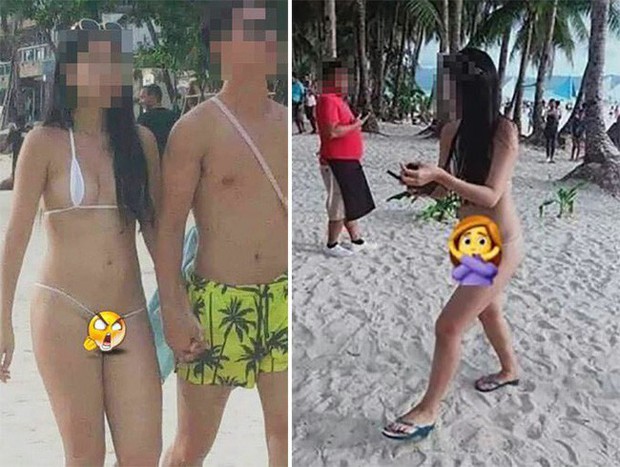 Bị khách sạn nhắc nhở khi mặc bikini dây phản cảm, nữ du khách ngoan cố diện đi khắp bãi biển rồi bị chính quyền xử phạt răn đe - Ảnh 2.