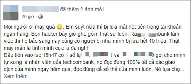 Tự xưng nhân viên ngân hàng đọc vanh vách các giao dịch rồi đòi mã OTP, thủ đoạn mới của hacker khiến nhiều người sợ hãi - Ảnh 1.