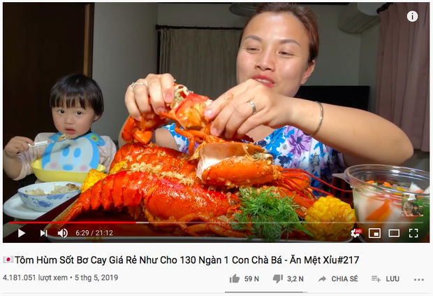 Hiện tượng MXH Quỳnh Trần JP đang sở hữu 4 video khủng nhất nhì giới Youtube ẩm thực Việt: toàn món đắt tiền, mukbang đúng kiểu 
