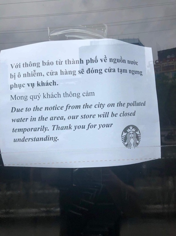 Sau chi nhánh Hà Đông, Starbucks tiếp tục đóng cửa thêm loạt cửa hàng ở Hà Nội vì ô nhiễm nguồn nước - Ảnh 1.